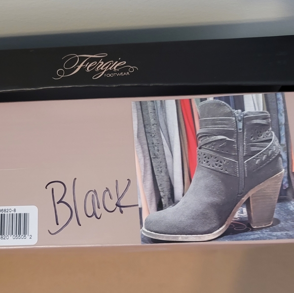 Fergie Weldon Women's Black Booties Size 5.5 - Picture 8 of 8